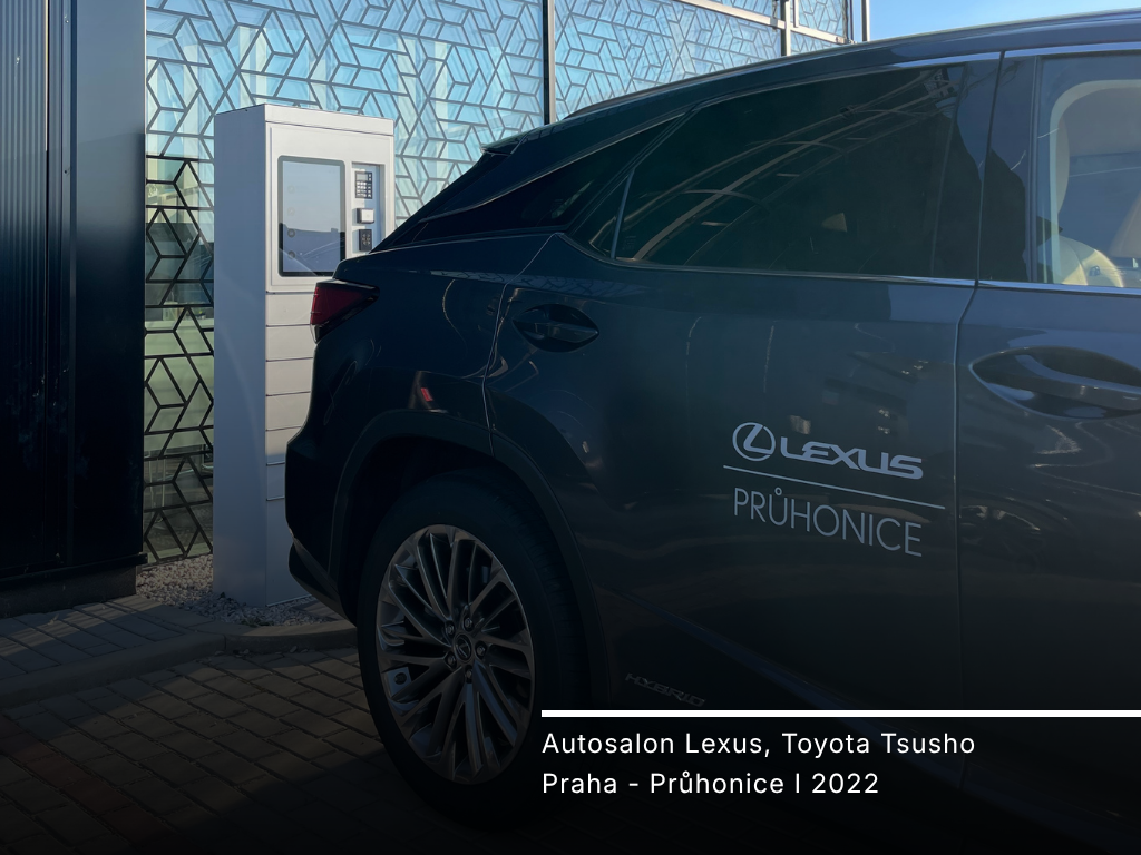 Autosalon Lexus, Toyota Tsusho — Praha – Průhonice