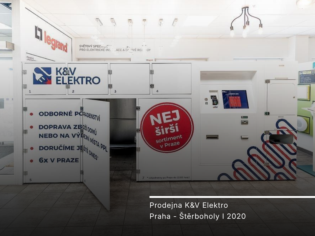 Prodejna K+V Elektro — Praha – Štěrboholy