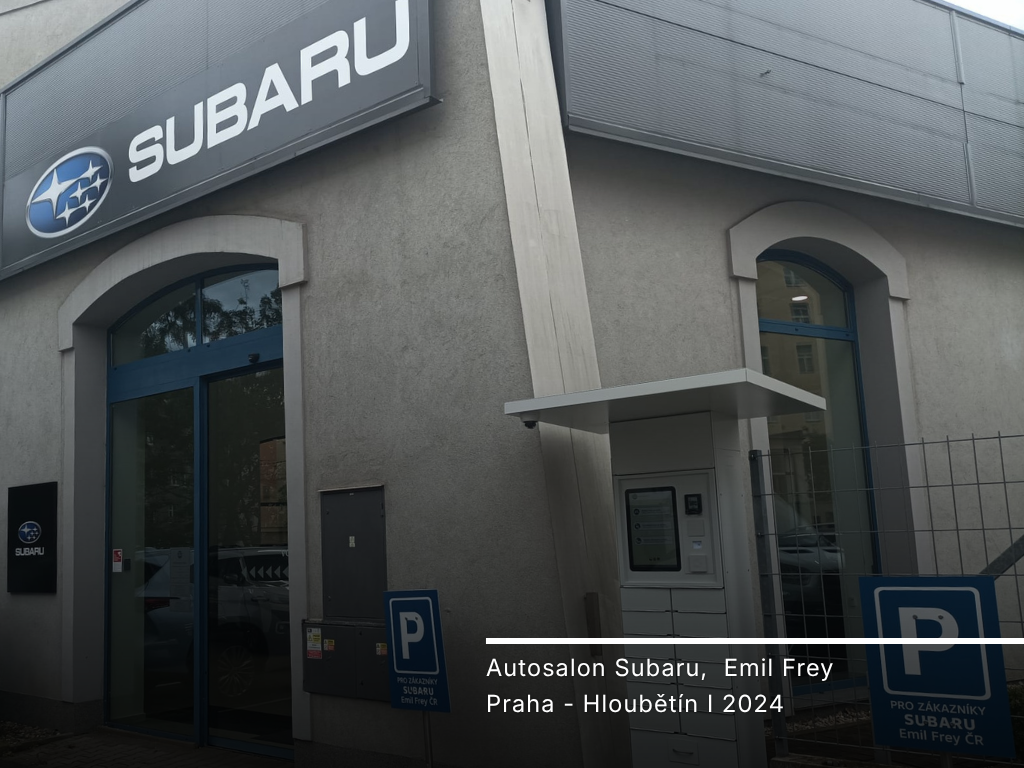 Autosalon Subaru, Emil Frey — Praha – Hloubětín