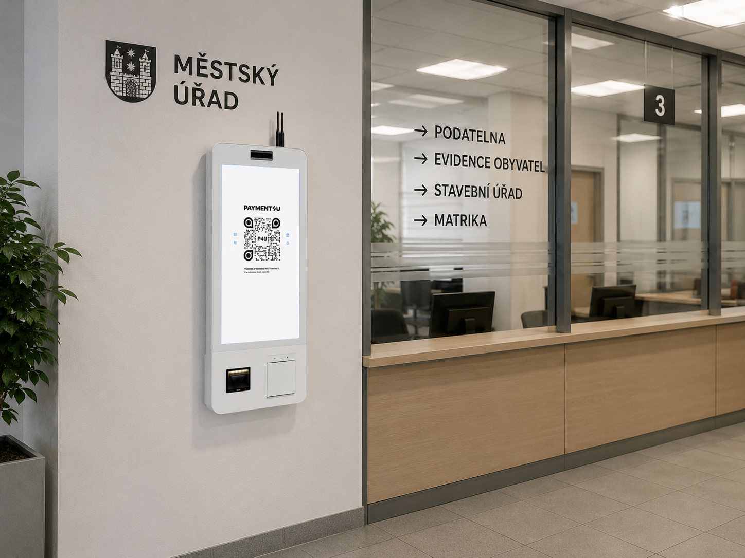 CL24 Self4Pay na úřadě